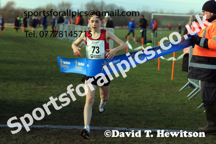 Boys Under-13s 2026 Northern Cross Country Champs., Pontefract Racecourse, Pontefract. Photo: David T. Hewitson/Sports for All Pics